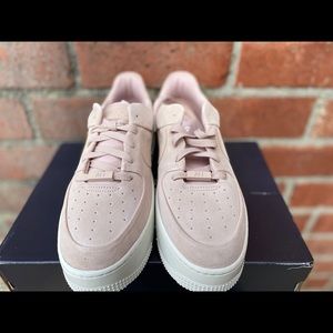 nike air force sage pale pink